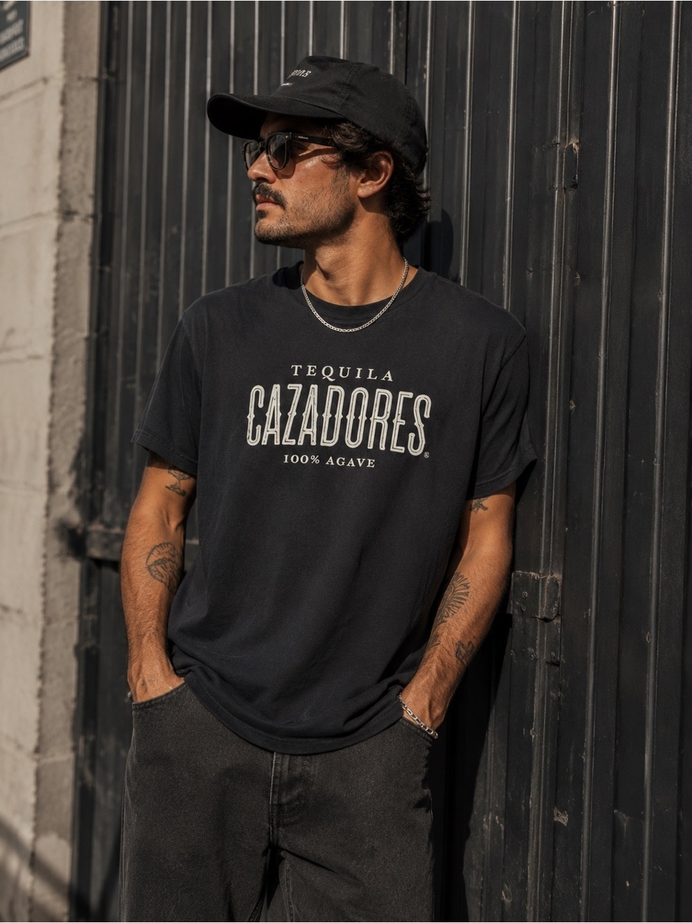 Cazadores Tequila 100% Agave T-Shirt Short Sleeve Tee Festival XL Cotton